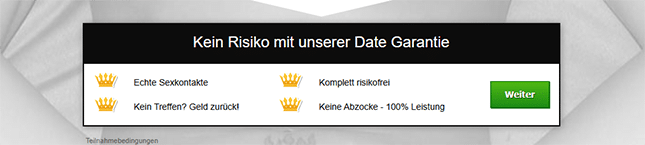 Date Garantie auf Erotik24