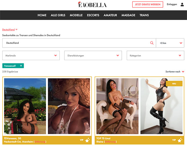erobella.com Transgender-Escorts